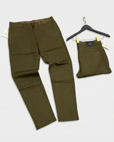 LUXURY QUALITY MONDO CHINOS - ARMY GREEN