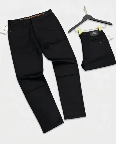LUXURY QUALITY MONDO CHINOS - BLACK
