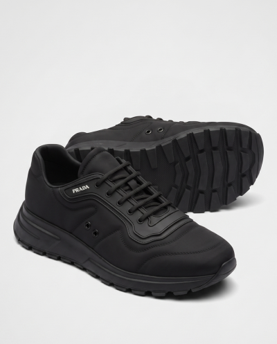 Prada Prax 01 Grey & White Sneakers